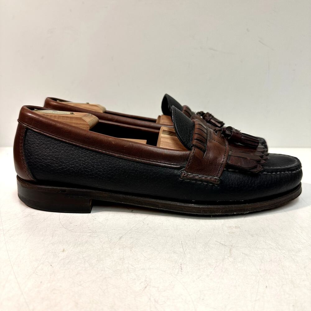 EUC Rancourt & Co x H. S. Trask Moccasin Tassel Loafer Handsewn Maine USA 11.5 D